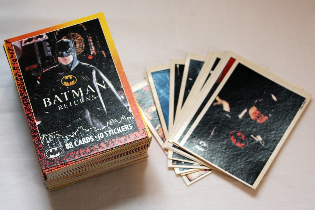 Topps Batman Returns Complete 88 Card Set Plus Complete 10 Stickers 
